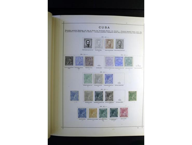 1843/1915, ungebrauchte und gestempelte reichhaltige Sammlung mit vielen besseren Werten in Schaubek-Album