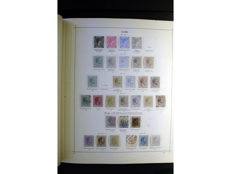 1843/1915, ungebrauchte und gestempelte reichhaltige Sammlung mit vielen besseren Werten in Schaubek-Album