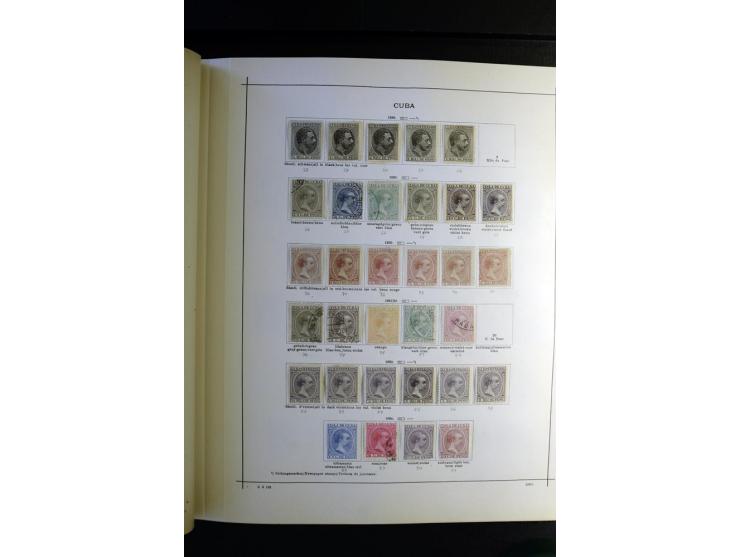 1843/1915, ungebrauchte und gestempelte reichhaltige Sammlung mit vielen besseren Werten in Schaubek-Album