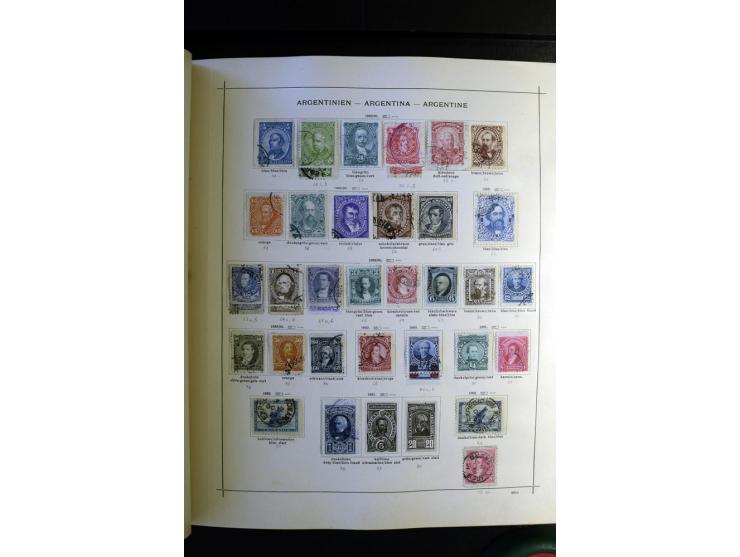 1843/1915, ungebrauchte und gestempelte reichhaltige Sammlung mit vielen besseren Werten in Schaubek-Album