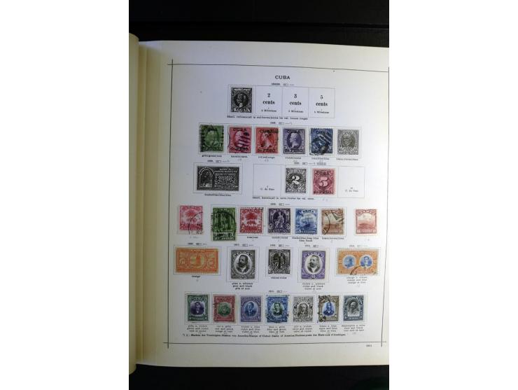 1843/1915, ungebrauchte und gestempelte reichhaltige Sammlung mit vielen besseren Werten in Schaubek-Album