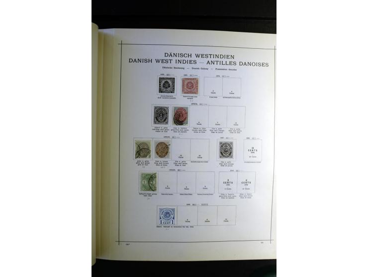 1843/1915, ungebrauchte und gestempelte reichhaltige Sammlung mit vielen besseren Werten in Schaubek-Album