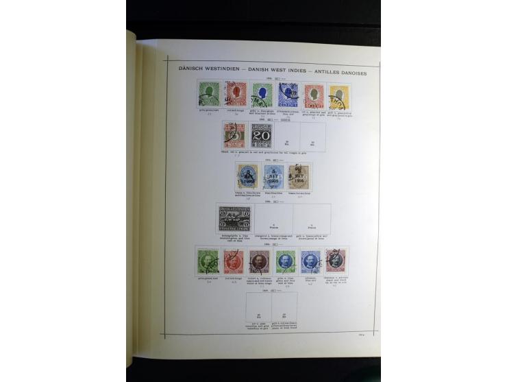 1843/1915, ungebrauchte und gestempelte reichhaltige Sammlung mit vielen besseren Werten in Schaubek-Album