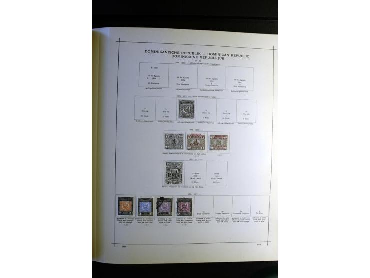 1843/1915, ungebrauchte und gestempelte reichhaltige Sammlung mit vielen besseren Werten in Schaubek-Album