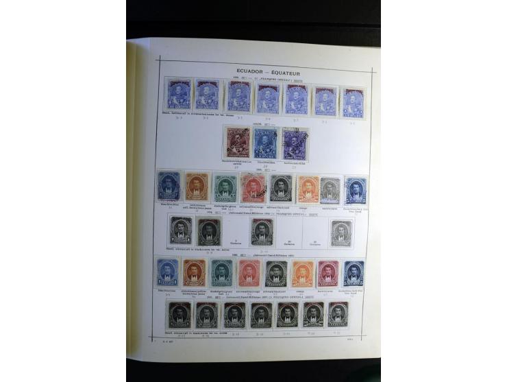 1843/1915, ungebrauchte und gestempelte reichhaltige Sammlung mit vielen besseren Werten in Schaubek-Album