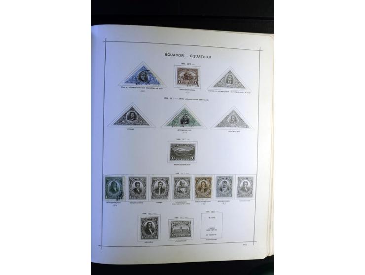 1843/1915, ungebrauchte und gestempelte reichhaltige Sammlung mit vielen besseren Werten in Schaubek-Album
