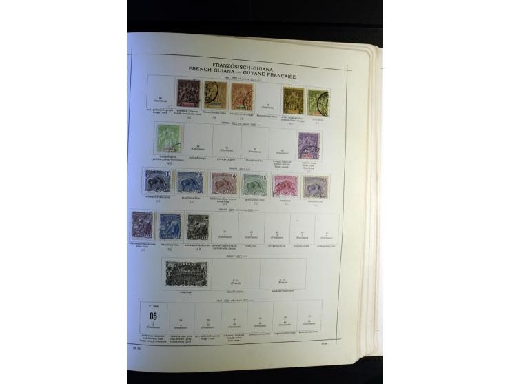 1843/1915, ungebrauchte und gestempelte reichhaltige Sammlung mit vielen besseren Werten in Schaubek-Album