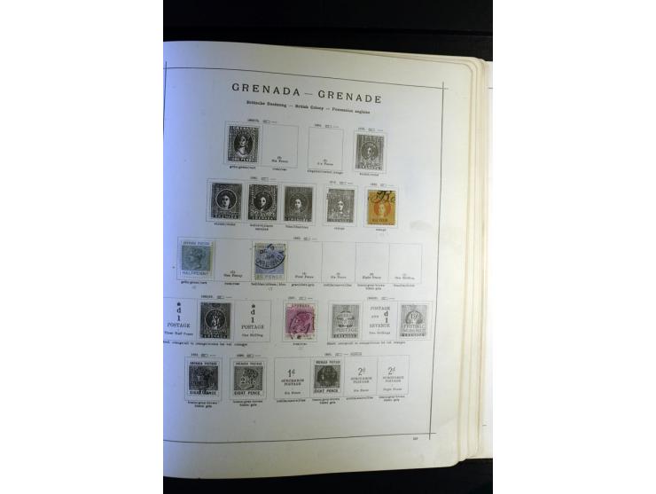 1843/1915, ungebrauchte und gestempelte reichhaltige Sammlung mit vielen besseren Werten in Schaubek-Album