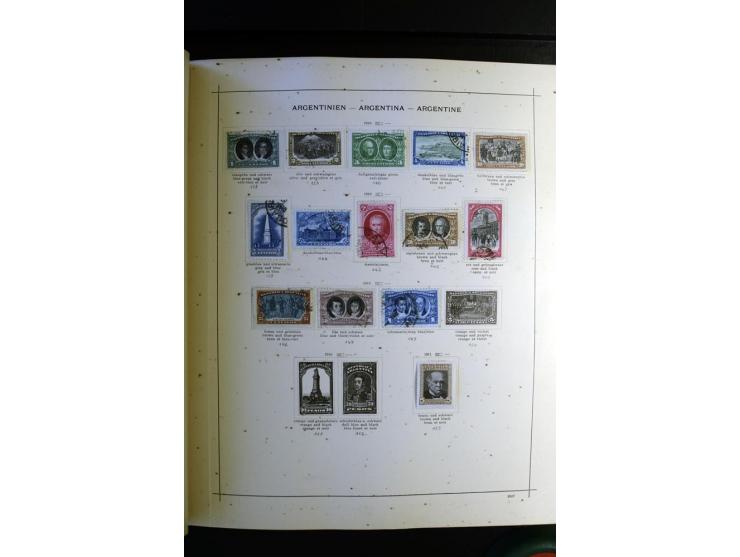 1843/1915, ungebrauchte und gestempelte reichhaltige Sammlung mit vielen besseren Werten in Schaubek-Album