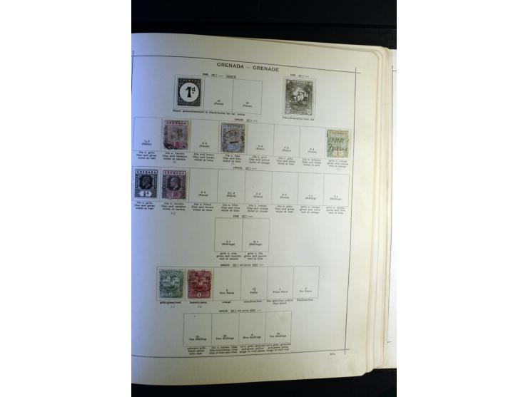 1843/1915, ungebrauchte und gestempelte reichhaltige Sammlung mit vielen besseren Werten in Schaubek-Album