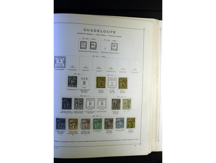 1843/1915, ungebrauchte und gestempelte reichhaltige Sammlung mit vielen besseren Werten in Schaubek-Album