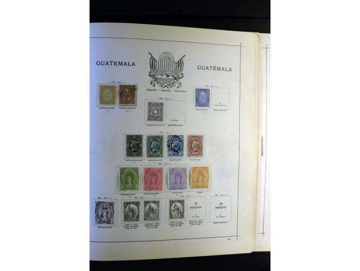 1843/1915, ungebrauchte und gestempelte reichhaltige Sammlung mit vielen besseren Werten in Schaubek-Album