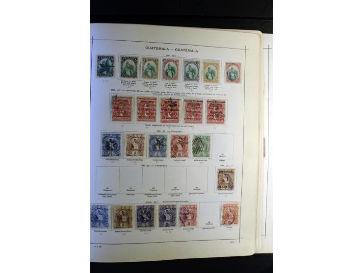 1843/1915, ungebrauchte und gestempelte reichhaltige Sammlung mit vielen besseren Werten in Schaubek-Album