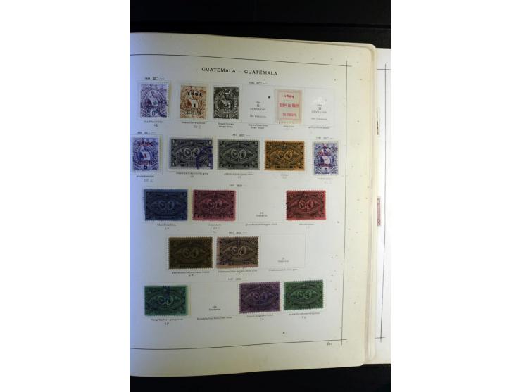1843/1915, ungebrauchte und gestempelte reichhaltige Sammlung mit vielen besseren Werten in Schaubek-Album
