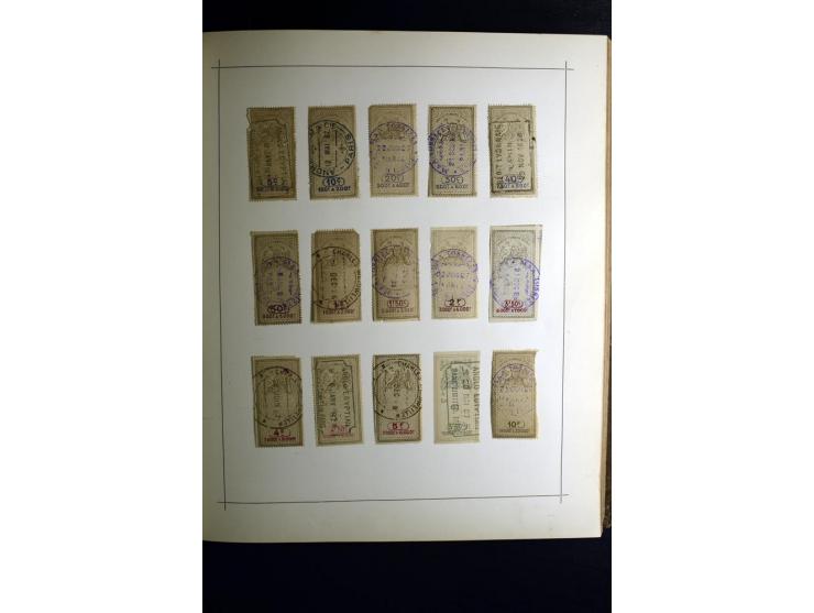 1840/90, ungebrauchte und gestempelte reichhaltige Sammlung mit vielen guten Werten und Sätzen, besonders bei Europa, aber au