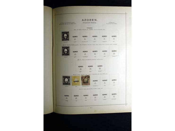 1840/90, ungebrauchte und gestempelte reichhaltige Sammlung mit vielen guten Werten und Sätzen, besonders bei Europa, aber au
