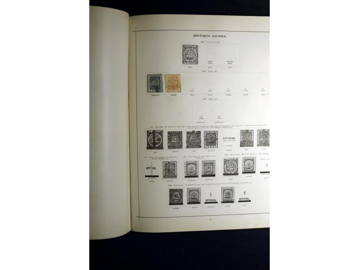 1840/90, ungebrauchte und gestempelte reichhaltige Sammlung mit vielen guten Werten und Sätzen, besonders bei Europa, aber au