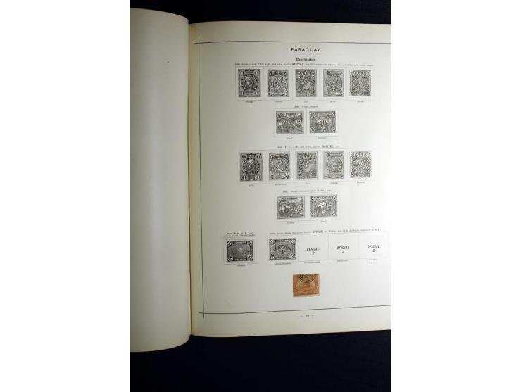 1840/90, ungebrauchte und gestempelte reichhaltige Sammlung mit vielen guten Werten und Sätzen, besonders bei Europa, aber au