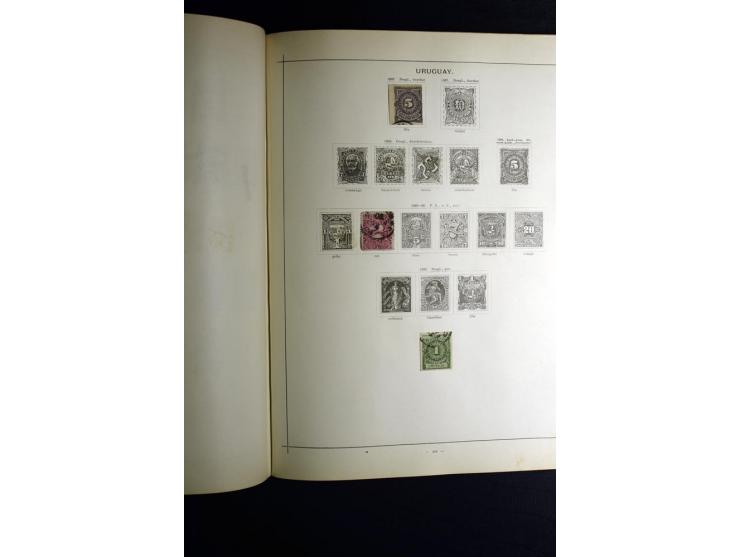 1840/90, ungebrauchte und gestempelte reichhaltige Sammlung mit vielen guten Werten und Sätzen, besonders bei Europa, aber au
