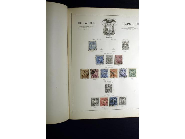 1840/90, ungebrauchte und gestempelte reichhaltige Sammlung mit vielen guten Werten und Sätzen, besonders bei Europa, aber au