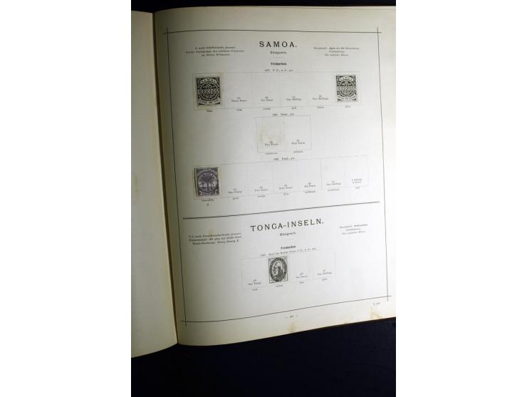 1840/90, ungebrauchte und gestempelte reichhaltige Sammlung mit vielen guten Werten und Sätzen, besonders bei Europa, aber au