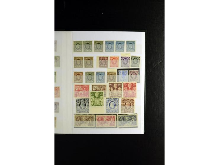 1840/1950 (ca.), postfrische, ungebrauchte und gestempelte Partie, meist Großbritannien und Britische Kolonien mit vielen bes