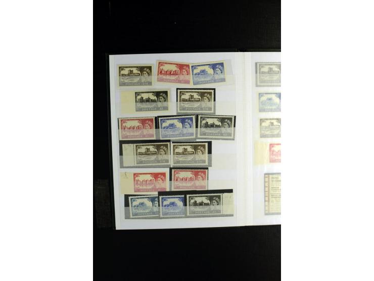 1840/1950 (ca.), postfrische, ungebrauchte und gestempelte Partie, meist Großbritannien und Britische Kolonien mit vielen bes