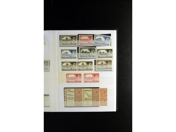 1840/1950 (ca.), postfrische, ungebrauchte und gestempelte Partie, meist Großbritannien und Britische Kolonien mit vielen bes