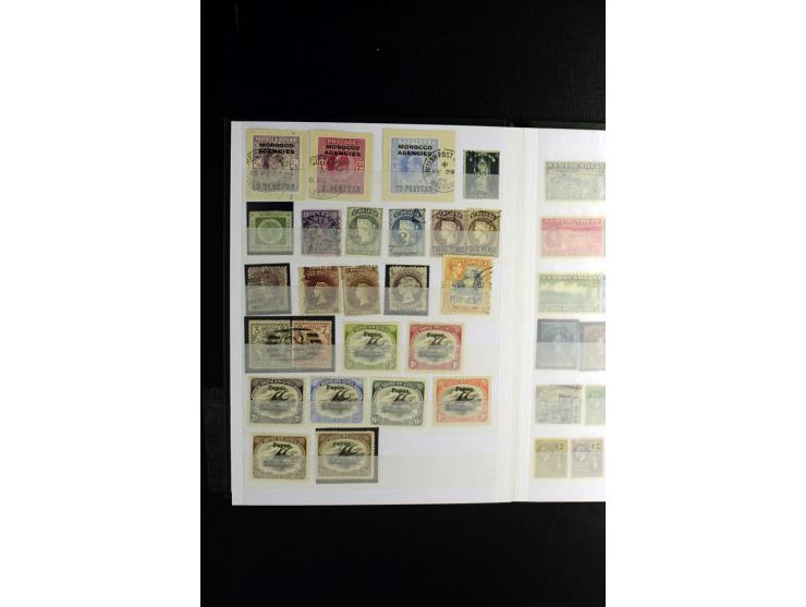 1840/1950 (ca.), postfrische, ungebrauchte und gestempelte Partie, meist Großbritannien und Britische Kolonien mit vielen bes