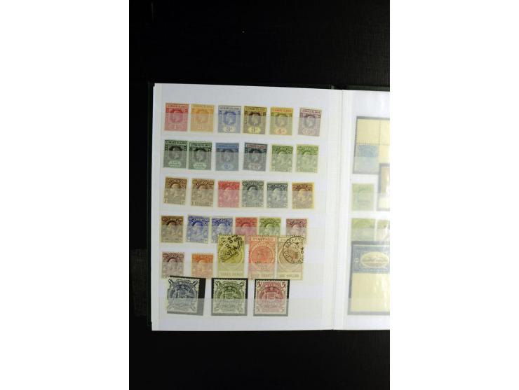 1840/1950 (ca.), postfrische, ungebrauchte und gestempelte Partie, meist Großbritannien und Britische Kolonien mit vielen bes