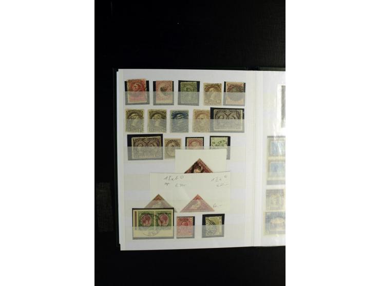 1840/1950 (ca.), postfrische, ungebrauchte und gestempelte Partie, meist Großbritannien und Britische Kolonien mit vielen bes