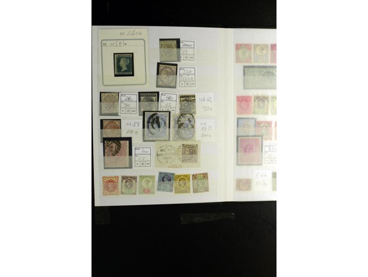 1840/1950 (ca.), postfrische, ungebrauchte und gestempelte Partie, meist Großbritannien und Britische Kolonien mit vielen bes