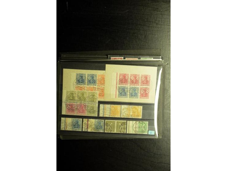 1850/1973 (ca.), Partie Fälschungen und Verfälschungen, teils gekennzeichnet, im kleinen Karton