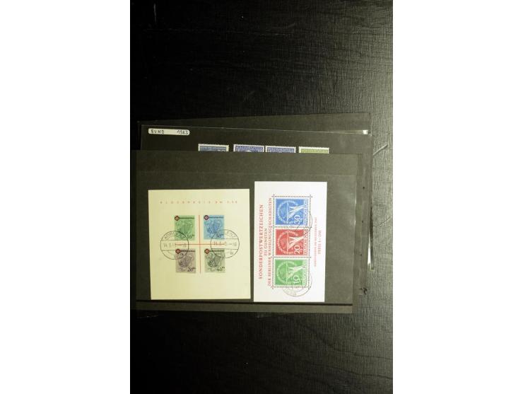 1850/1973 (ca.), Partie Fälschungen und Verfälschungen, teils gekennzeichnet, im kleinen Karton