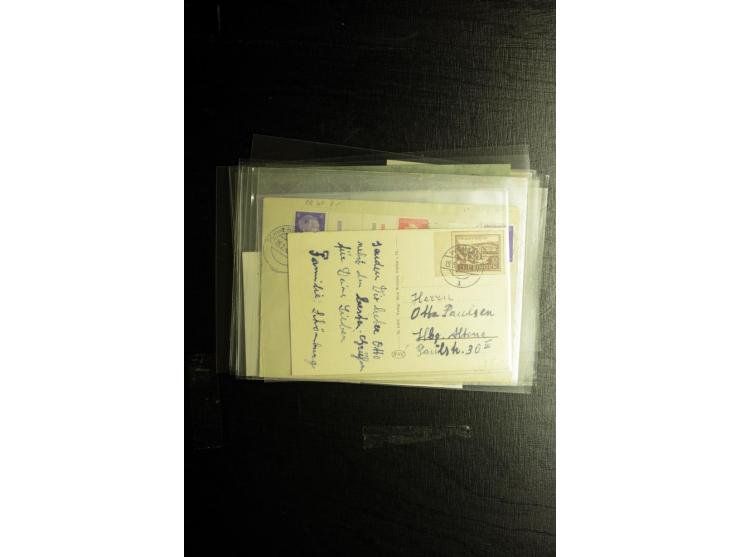 1850/1973 (ca.), Partie Fälschungen und Verfälschungen, teils gekennzeichnet, im kleinen Karton
