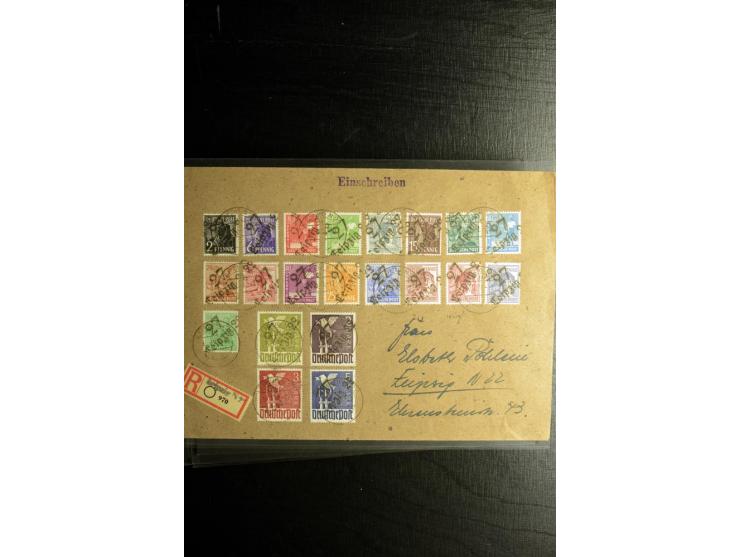 1850/1973 (ca.), Partie Fälschungen und Verfälschungen, teils gekennzeichnet, im kleinen Karton