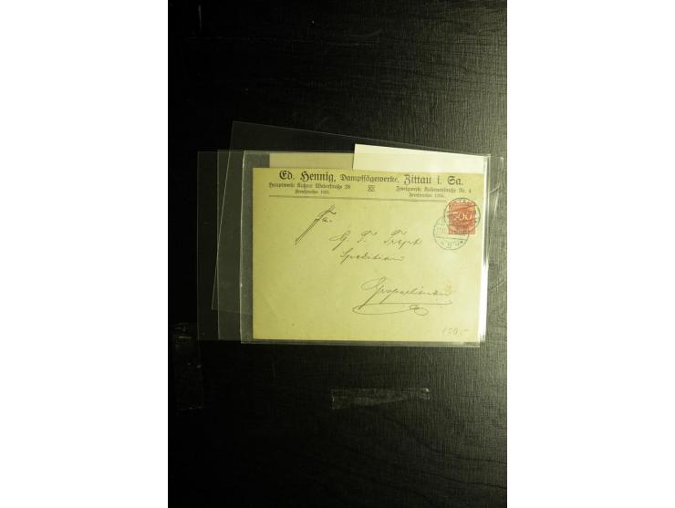 1850/1973 (ca.), Partie Fälschungen und Verfälschungen, teils gekennzeichnet, im kleinen Karton