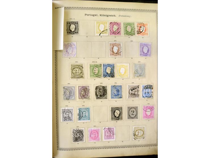 1840/1910, interessante alte Sammlung, dabei Deutsches Reich mit gutem Brustschildteil, Altdeutschland mit vielen besseren We