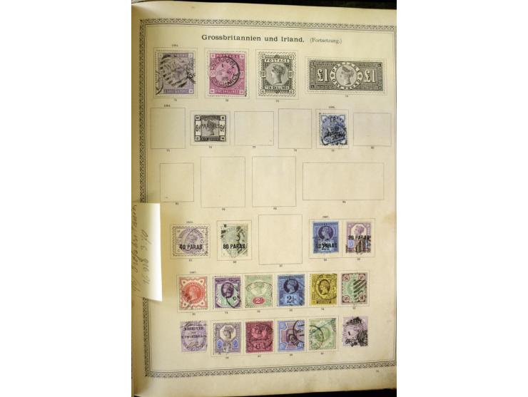 1840/1910, interessante alte Sammlung, dabei Deutsches Reich mit gutem Brustschildteil, Altdeutschland mit vielen besseren We