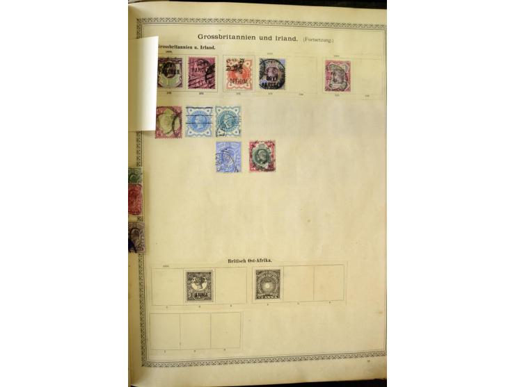 1840/1910, interessante alte Sammlung, dabei Deutsches Reich mit gutem Brustschildteil, Altdeutschland mit vielen besseren We