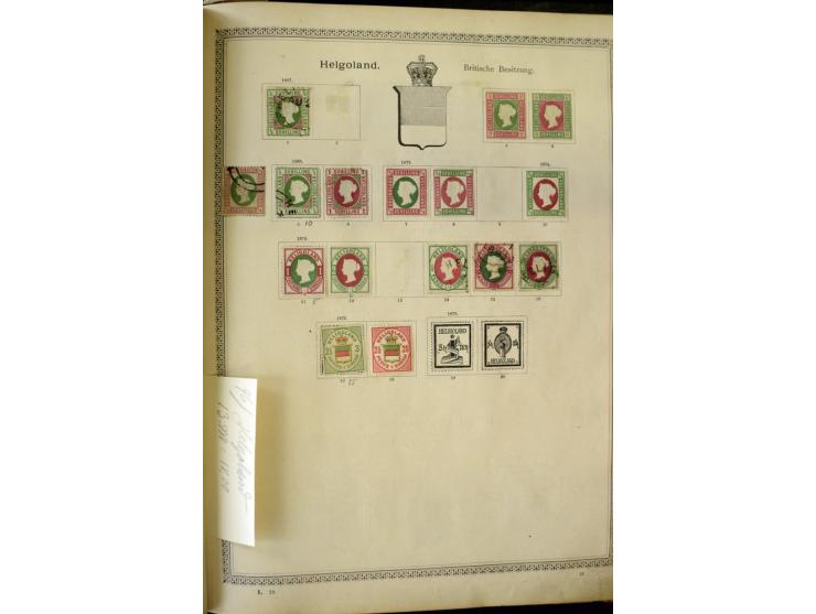 1840/1910, interessante alte Sammlung, dabei Deutsches Reich mit gutem Brustschildteil, Altdeutschland mit vielen besseren We