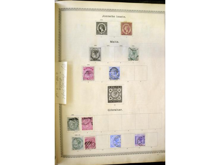 1840/1910, interessante alte Sammlung, dabei Deutsches Reich mit gutem Brustschildteil, Altdeutschland mit vielen besseren We