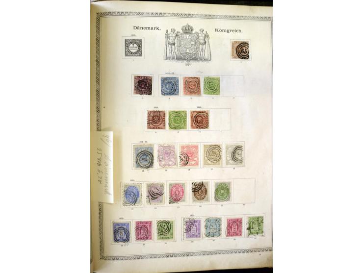 1840/1910, interessante alte Sammlung, dabei Deutsches Reich mit gutem Brustschildteil, Altdeutschland mit vielen besseren We