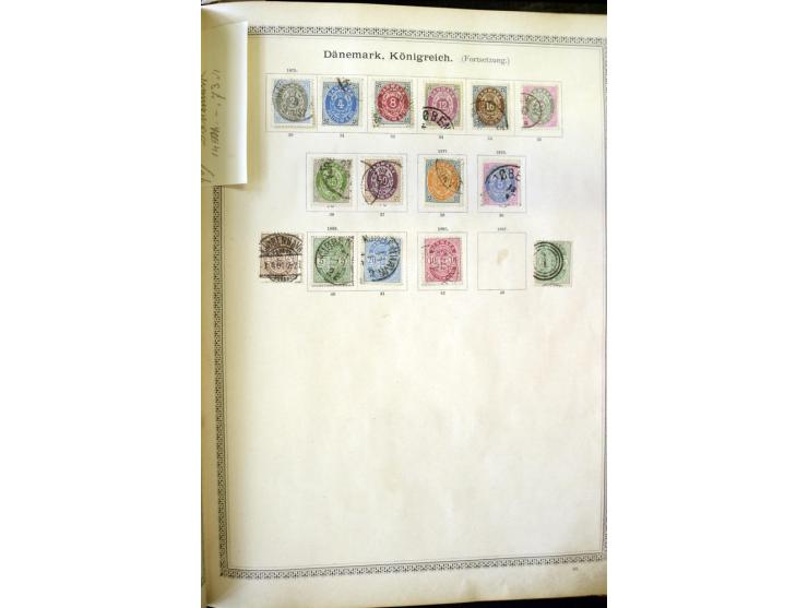 1840/1910, interessante alte Sammlung, dabei Deutsches Reich mit gutem Brustschildteil, Altdeutschland mit vielen besseren We