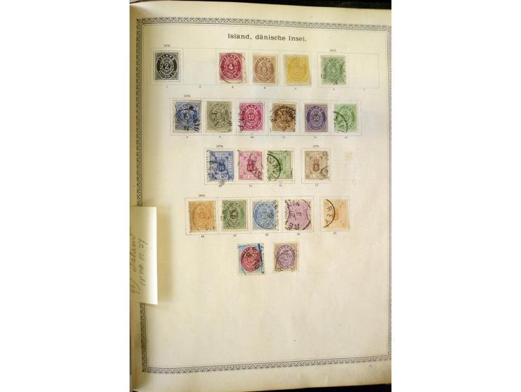 1840/1910, interessante alte Sammlung, dabei Deutsches Reich mit gutem Brustschildteil, Altdeutschland mit vielen besseren We