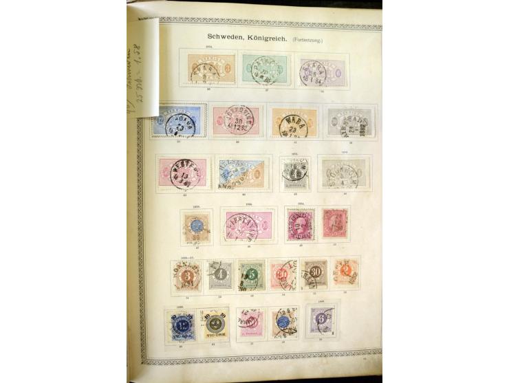 1840/1910, interessante alte Sammlung, dabei Deutsches Reich mit gutem Brustschildteil, Altdeutschland mit vielen besseren We
