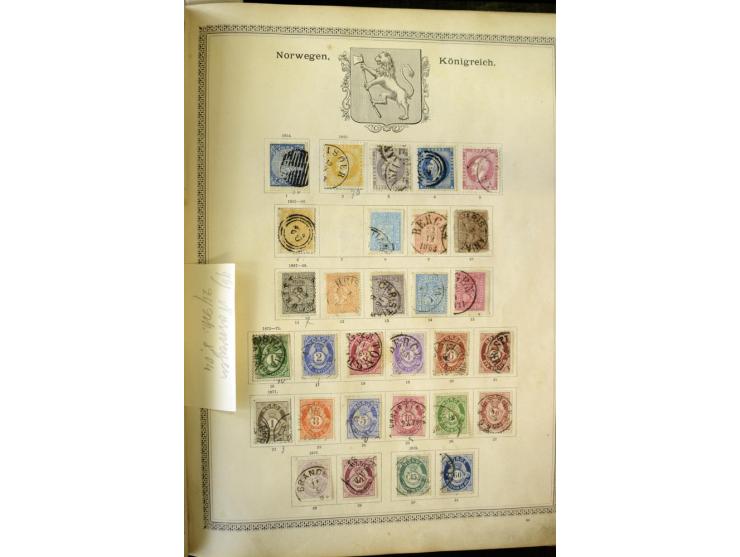 1840/1910, interessante alte Sammlung, dabei Deutsches Reich mit gutem Brustschildteil, Altdeutschland mit vielen besseren We