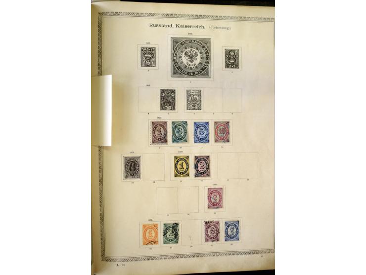 1840/1910, interessante alte Sammlung, dabei Deutsches Reich mit gutem Brustschildteil, Altdeutschland mit vielen besseren We