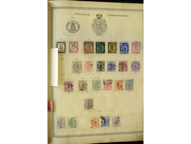1840/1910, interessante alte Sammlung, dabei Deutsches Reich mit gutem Brustschildteil, Altdeutschland mit vielen besseren We