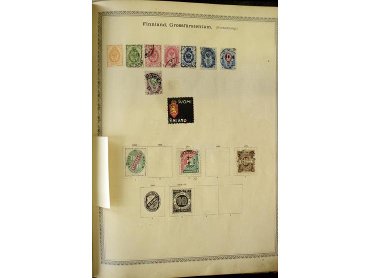 1840/1910, interessante alte Sammlung, dabei Deutsches Reich mit gutem Brustschildteil, Altdeutschland mit vielen besseren We